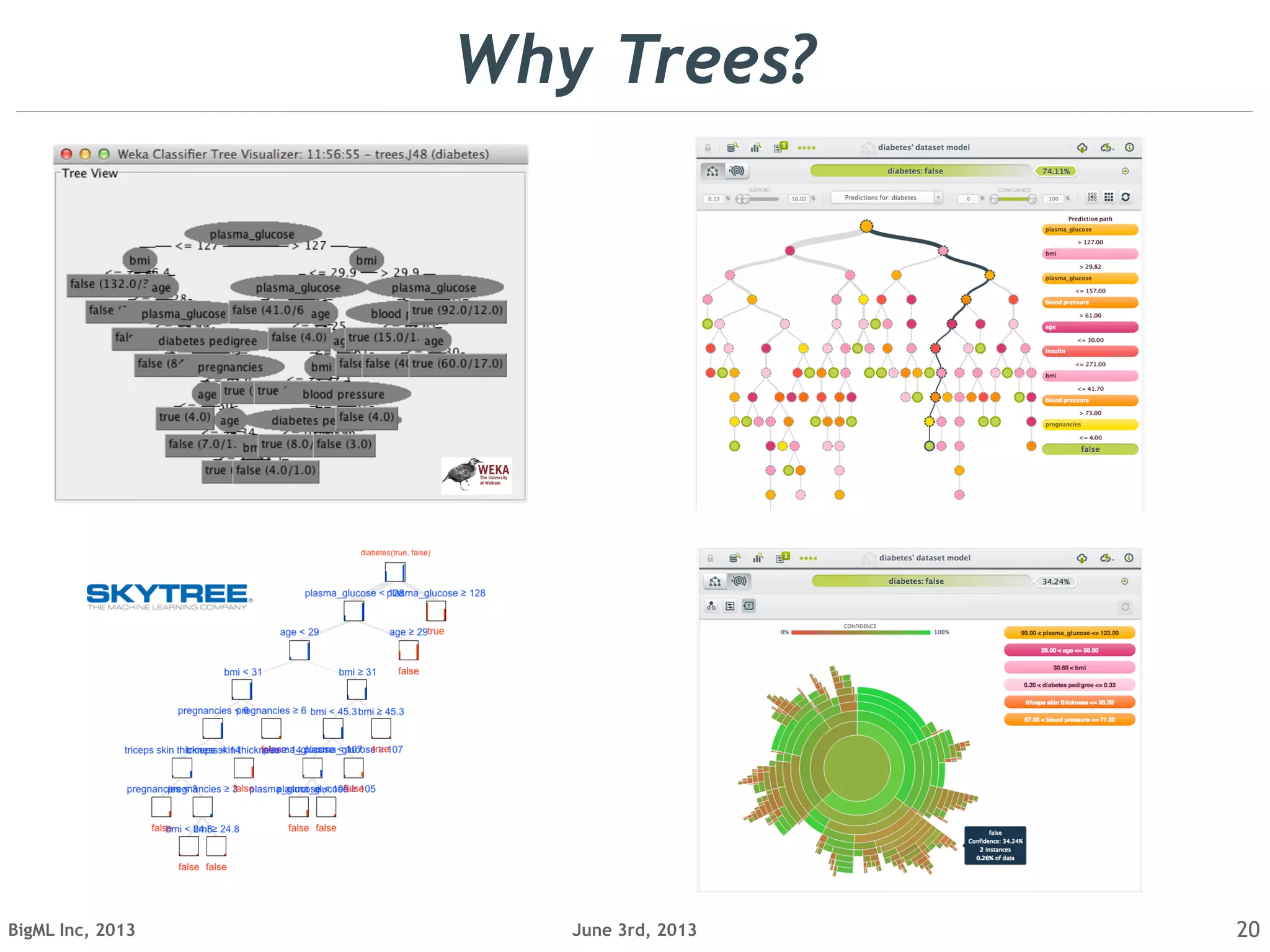 June 3rd, 2013BigML Inc, 2013 20
Why Trees?
 