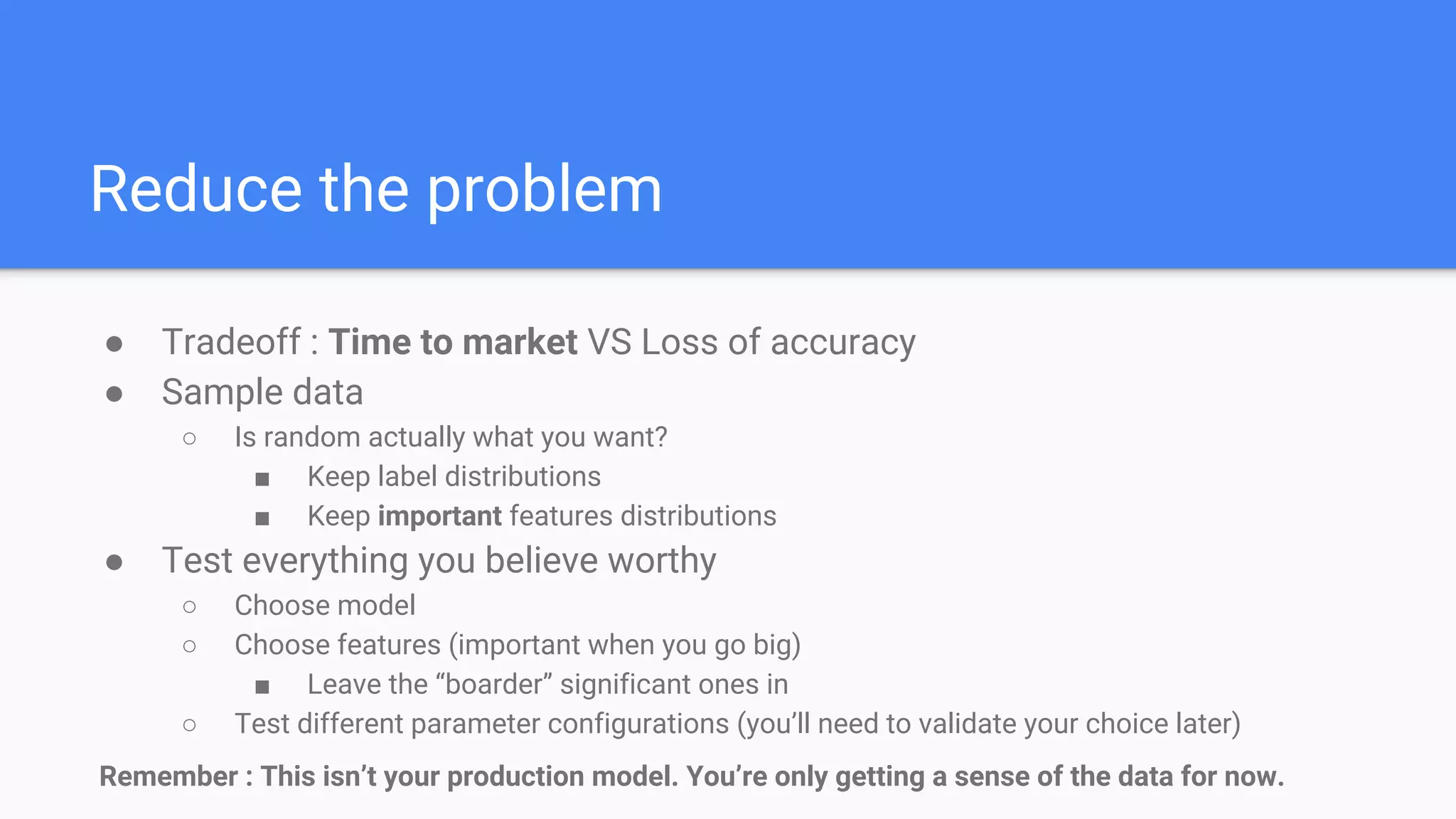 ● Web application framework for R.
○ Introduces user interaction to analysis
○ Combines ad-hoc testing with R statistical / modeling power
● Turns R function wrappers to interactive dashboard elements.
○ Generates HTML, CSS, JS behind the scenes so you only write R.
● Get started
● Get inspired
● Shiny @Waze
Shiny
 