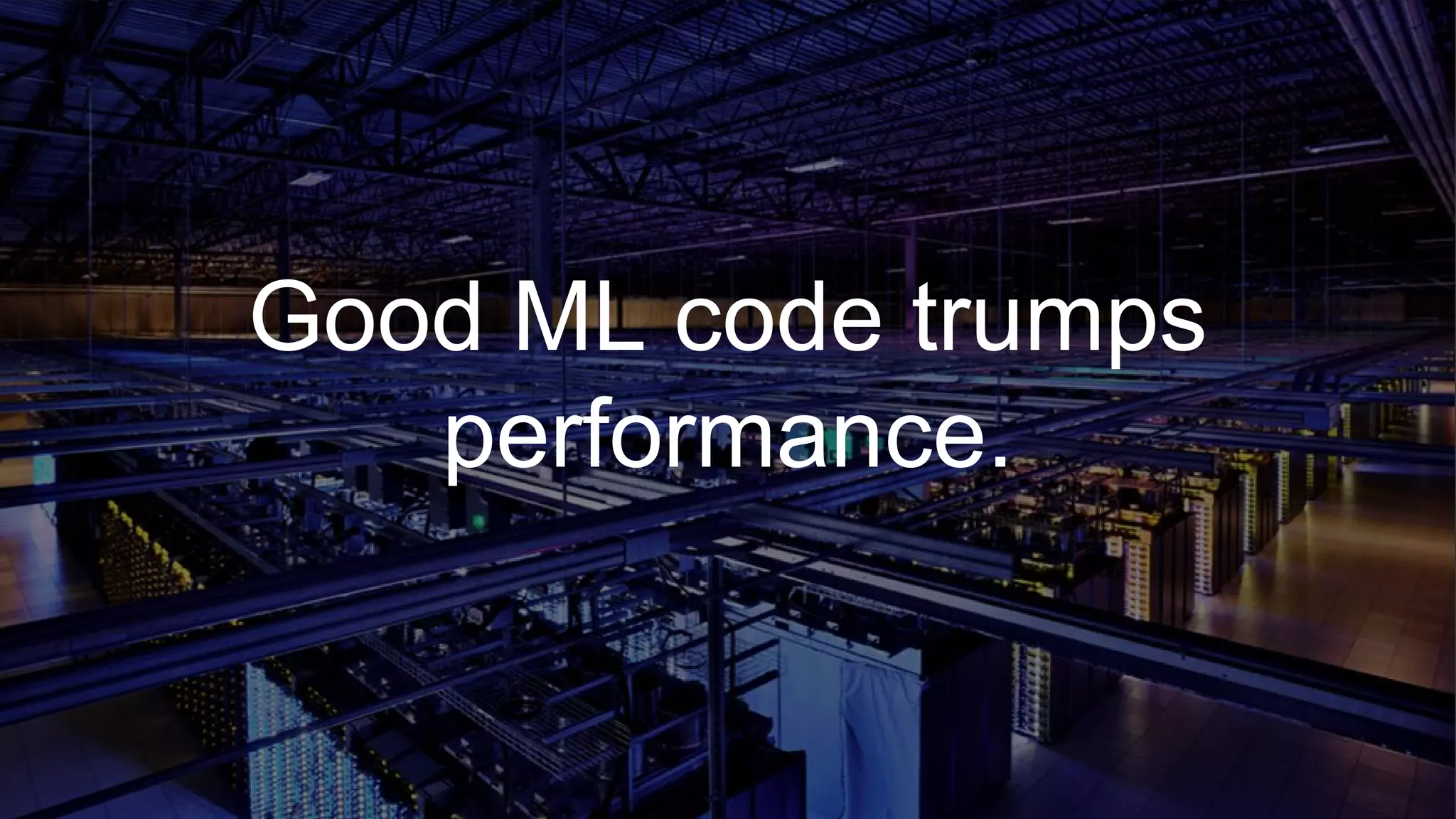 Basic moving parts
Data
source 1
Data
source N
Preprocess
Training
Feature matrix
Scoring
Models
1..N
Predictions
1..N
Dashboard
Serving DB
Feedback loop
Conf.
User/Model assignments
 