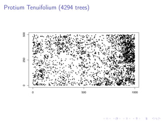 Protium Tenuifolium (4294 trees)
0 500 1000
0250500
 