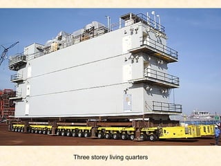 Three storey living quarters