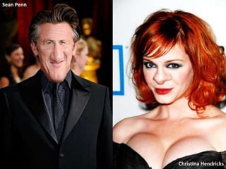 Sean Penn




            Christina Hendricks
 