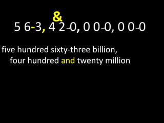 &
5 6-3, 4 2-0, 0 0-0, 0 0-0
five hundred sixty-three billion,
four hundred and twenty million
