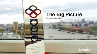 The Big Picture
25 November 2015
 