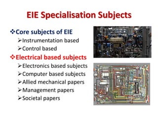 Big picture of electronics and instrumentation engineering | PPTX