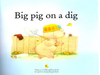 Big pig on a dig