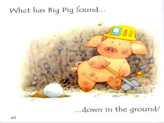 Big pig on a dig