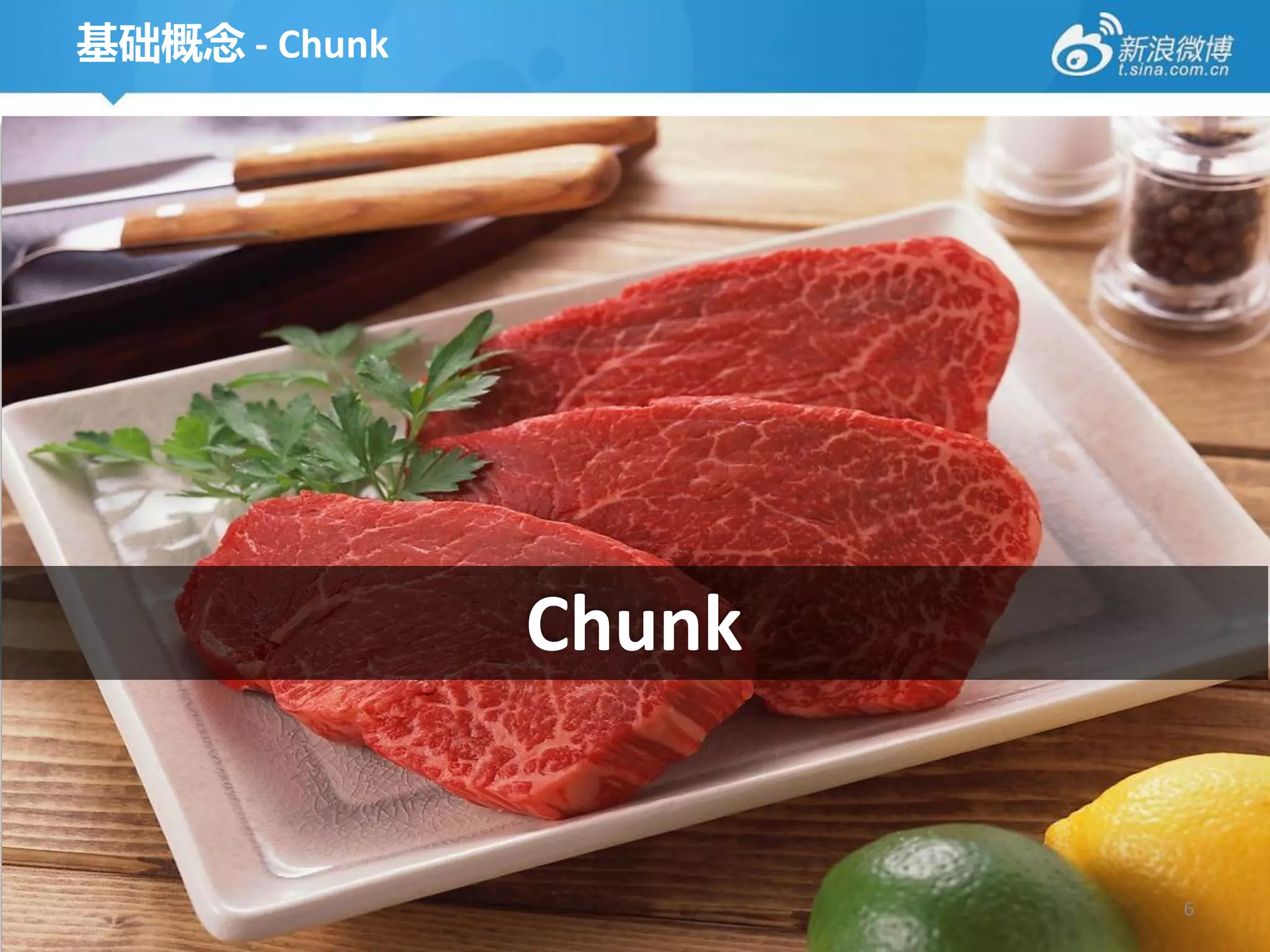 基础概念 - Chunk




               Chunk


                       6
 