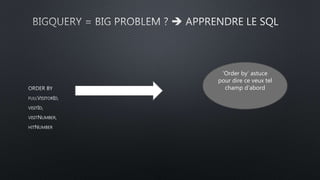 ‘Order by‘ astuce
pour dire ce veux tel
champ d’abord
 