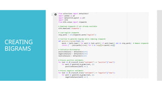 Virtual Machine Trigram BIGRAMS & TRIGRAMS Machine learning.pptx