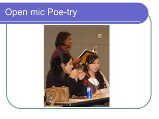 Open mic Poe-try 