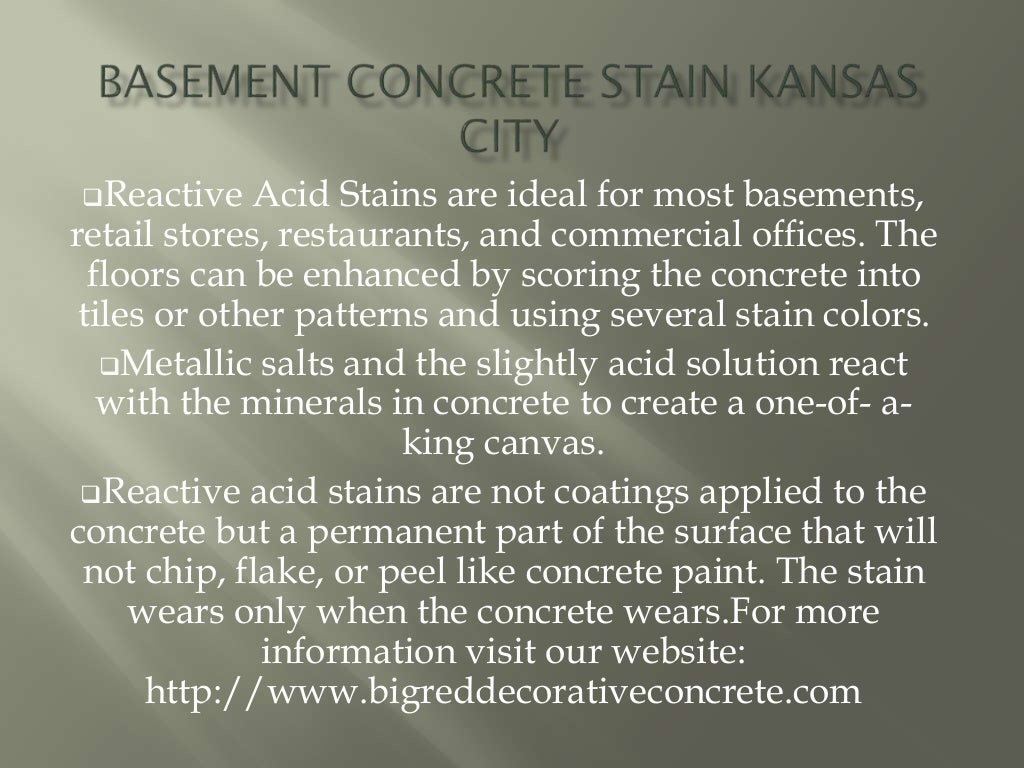 Concrete Staining Kansas City