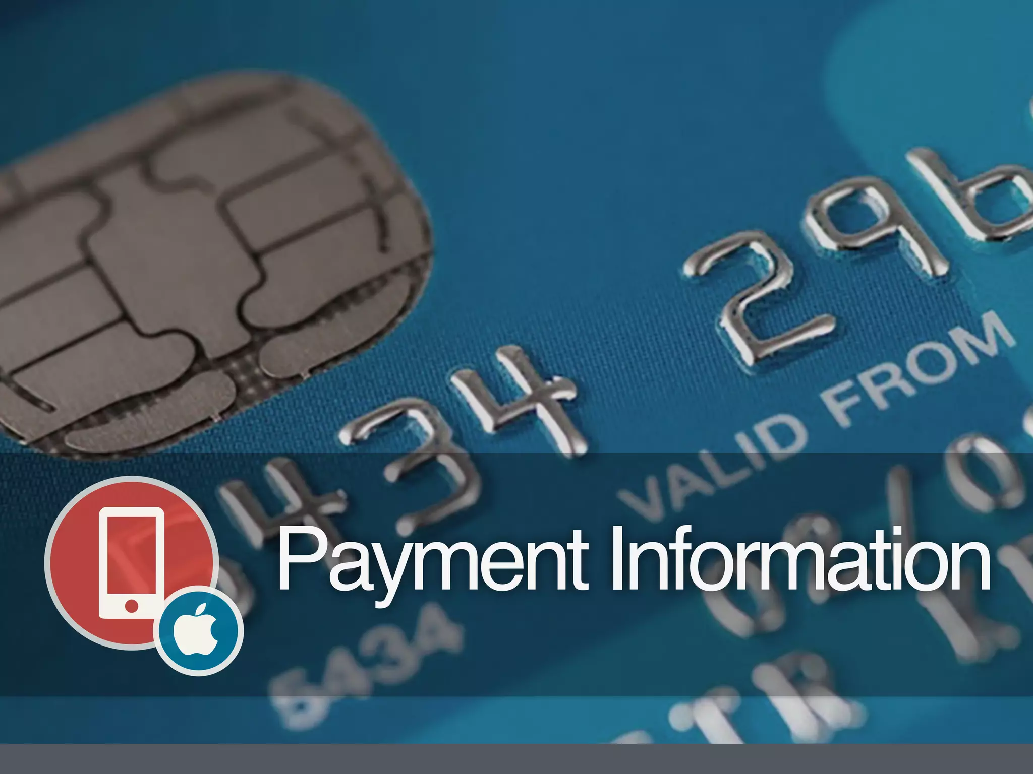 Payment Information
 