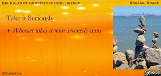 Big Rules of Competitive Intelligence (CI) Slide 3
