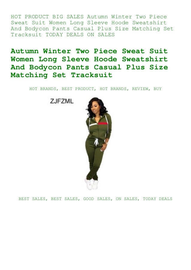 two piece sweatsuit womens