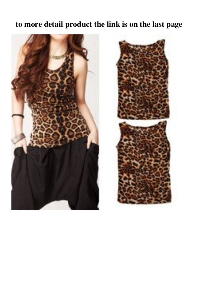 BIG SALES Women Ladies Tanks Camis Fashion Sexy Leopard Print Sleevel…