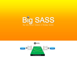 Big SASSBig data Soccer Analysis & Strategy System
ioT Sensing & Big data
DatabaseDatabase
 