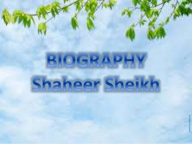 Biografi Shaheer Sheikh Bhs Inggris