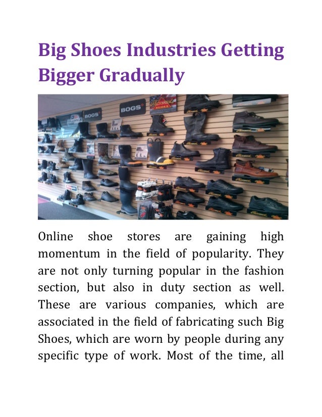 big shoe stores