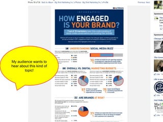 My audience wants to hear about this kind of topic! 