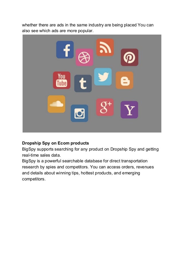 Bigspy review social media ads spy tool