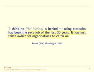 2. Demystifying the `data science' hype 
 The demand for `data scientists' | the `magicians of the big data era' | is 
unp...
