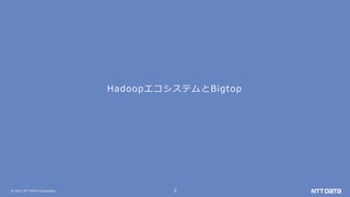 © 2021 NTT DATA Corporation 3
HadoopエコシステムとBigtop
 