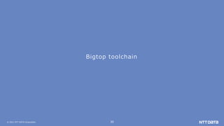 © 2021 NTT DATA Corporation 30
Bigtop toolchain
 