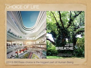 (2013) BIGTrees choice is the biggest part of Human Being
CHOICE OF LIFE
 