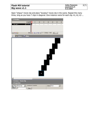 Flash Mx Tutorial Big Wave