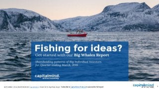 CAPITALMIND • © ALL RIGHTS RESERVED • capitalmind.in • March’16 The Big Whales Report 1Subscribe to Capital Mind Premium to access the full report
 