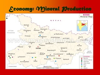 Economy: Mineral Production
 