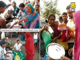 Distribution of material- CM’s Relief Fund PRATHAM October 10, 2008 