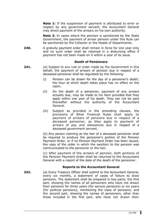 Bihar treasury-code-2011 | PDF