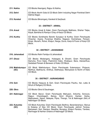 Bihar delimitation ac to blocks mapping (1) | PDF