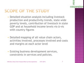 Smallholder dairy value chain in Bihar situation analysis
