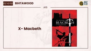 BIHTAWOOD
A16
X- Macbeth
REVERB
 