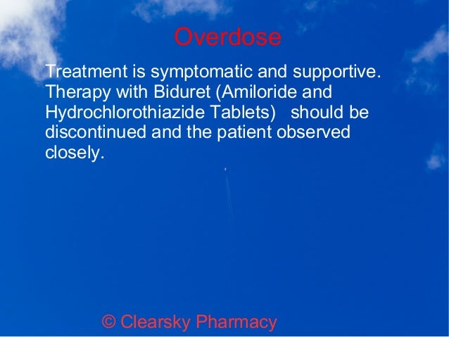 Amiloride Hctz Dosage
