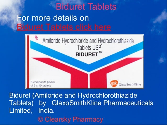 Amiloride Hydrochlorothiazide Dosage