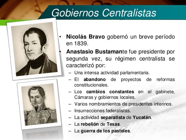 México Independiente III Reforma Liberal y Centralismo
