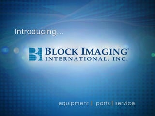 Introduction to Block Imaging Solutions | PDF