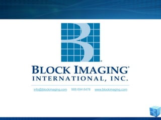 Introduction to Block Imaging Solutions | PDF