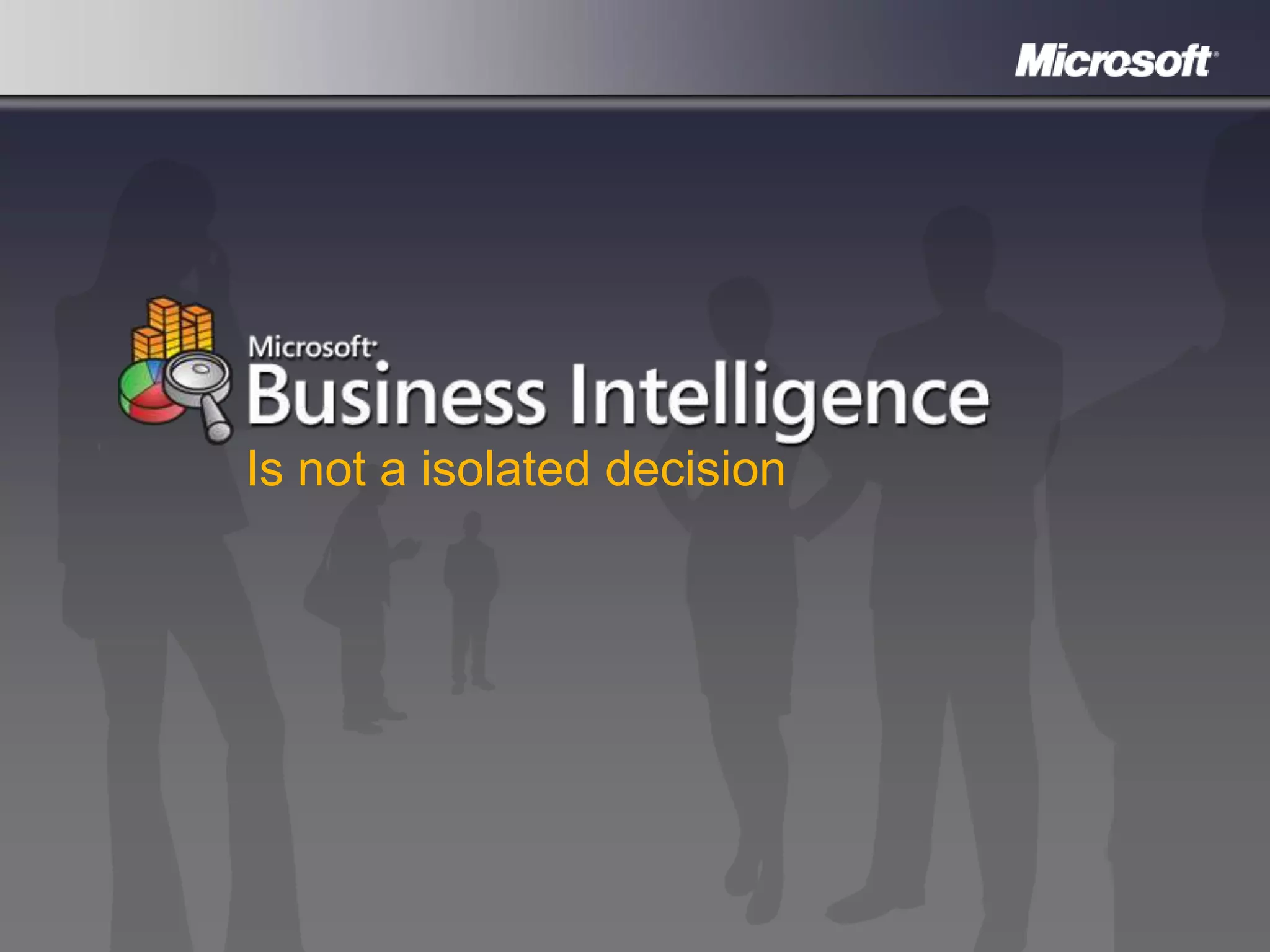 Bi Is Not An Isolated Decision