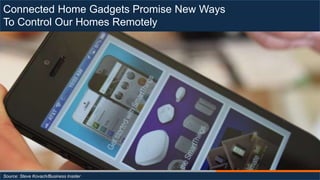 Connected Home Gadgets Promise New Ways
To Control Our Homes Remotely
Source: Steve Kovach/Business Insider
 