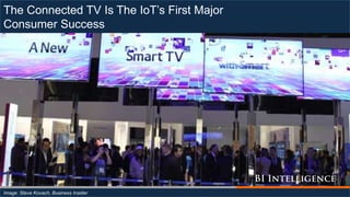The Connected TV Is The IoT’s First Major
Consumer Success
Image: Steve Kovach, Business Insider
 