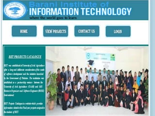 Biit project catalogue (3) | PPTX