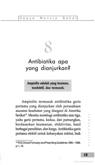 Bijak Memanfaatkan Antibiotik