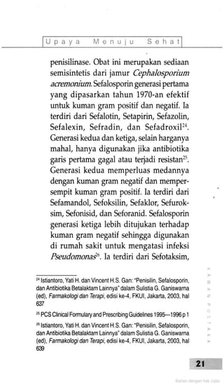 Bijak Memanfaatkan Antibiotik