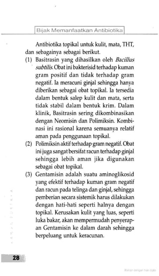 Bijak Memanfaatkan Antibiotik