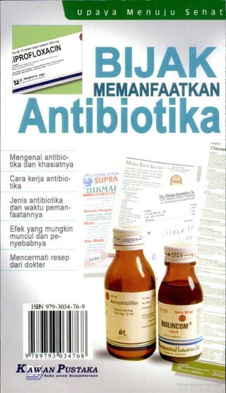 Bijak Memanfaatkan Antibiotik